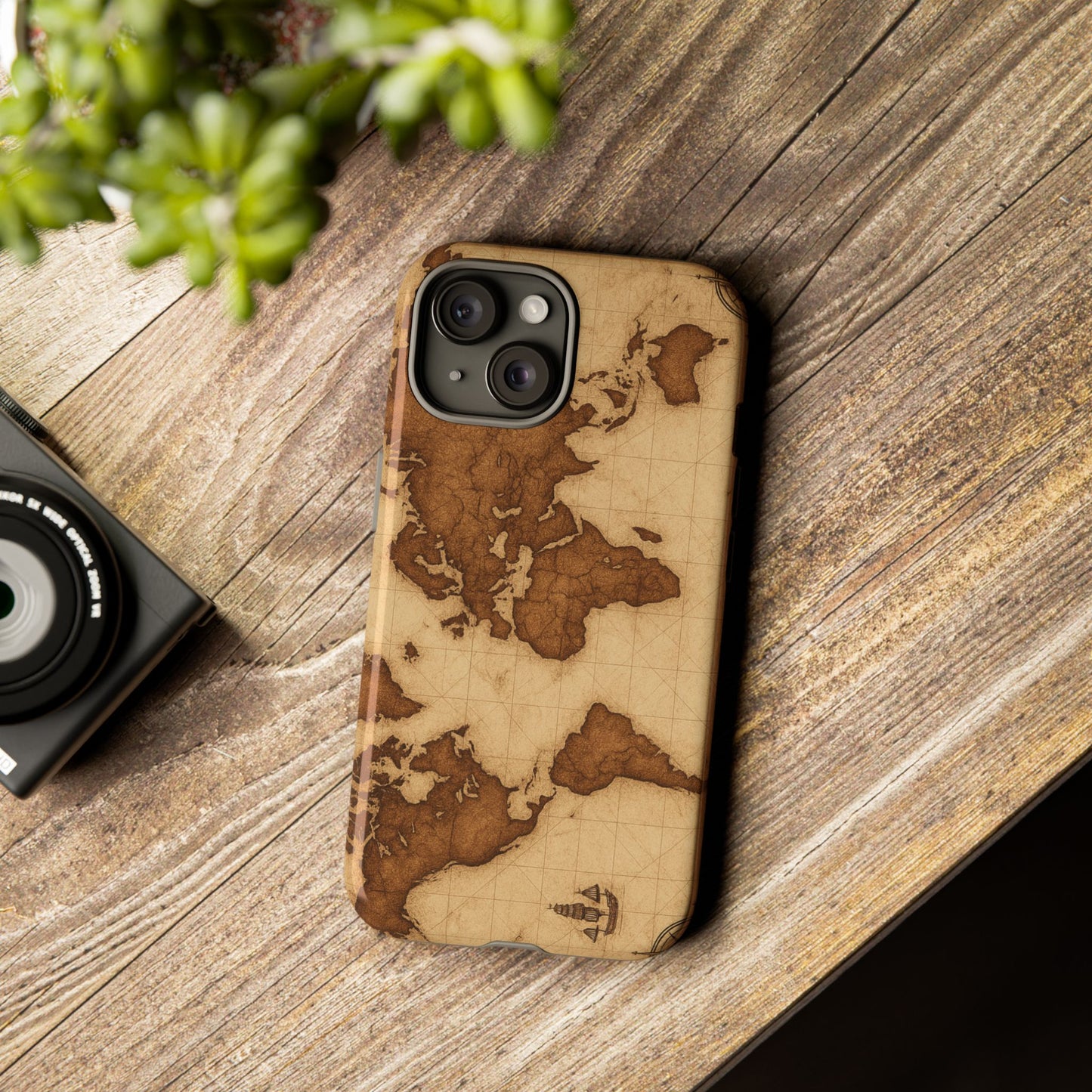 World Map Phone Case
