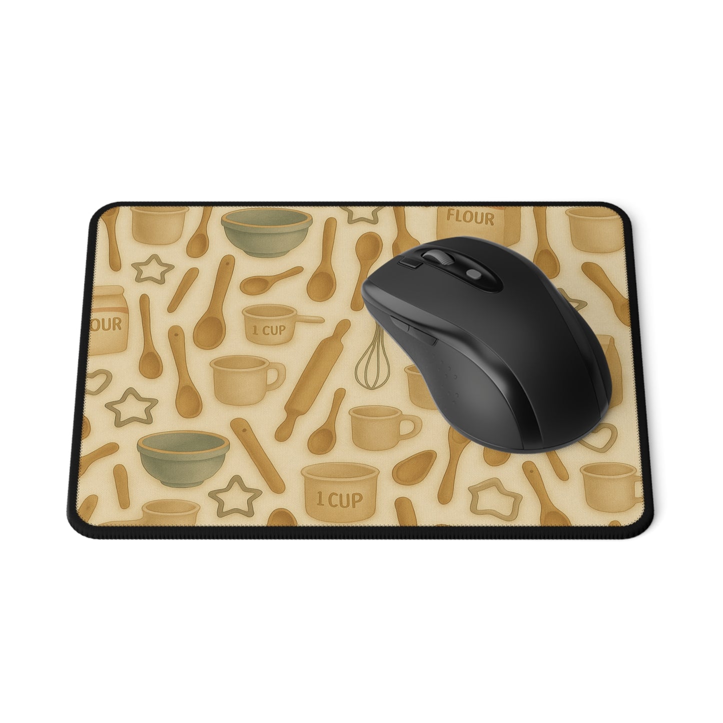 Cozy Kitchen Non-Slip Gaming Mouse Pad - Perfect for Baking Enthusiasts, Gamer Gift, Home Office Decor, Cute Design, Desk Accessory